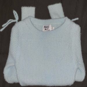 PRINCESS POLLY Long Sleeve scrunchable fuzzy top